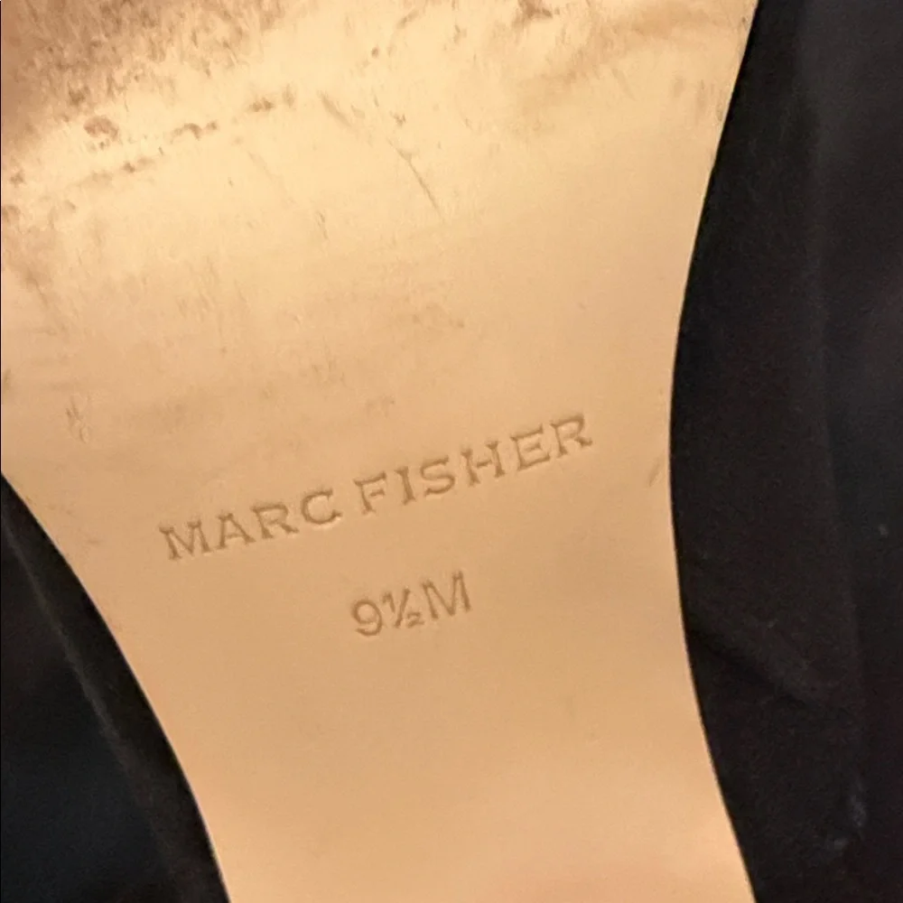 Marc Fisher Black Over the Knee Boots